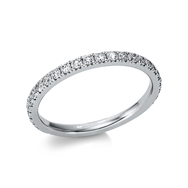 Ring    aus 750/-18 Karat Weißgold mit 26 Diamanten 0