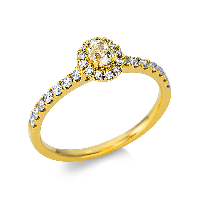 Ring aus Gold mit Diamanten - 1BX64