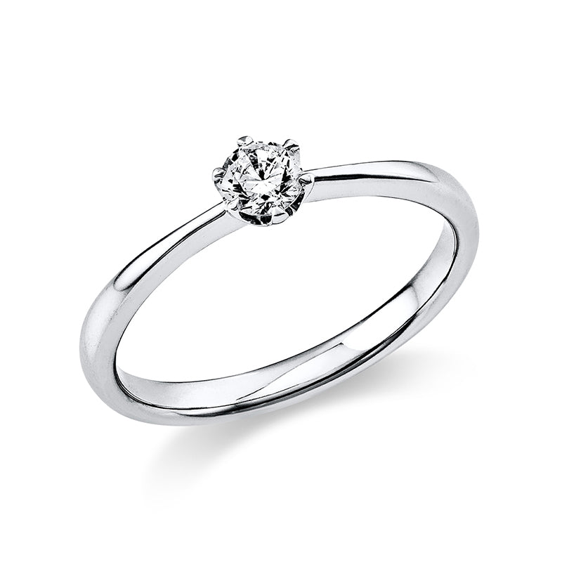 Ring    aus 950/-Platin Platin mit 1 Diamant 0