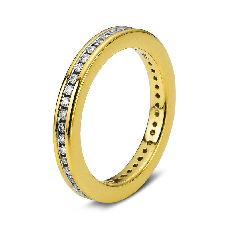 Ring    aus 750/-18 Karat Gelbgold mit 44 Diamanten 0