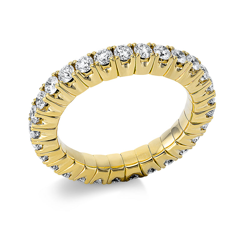 Ring    aus 750/-18 Karat Gelbgold mit 29 Diamanten 1