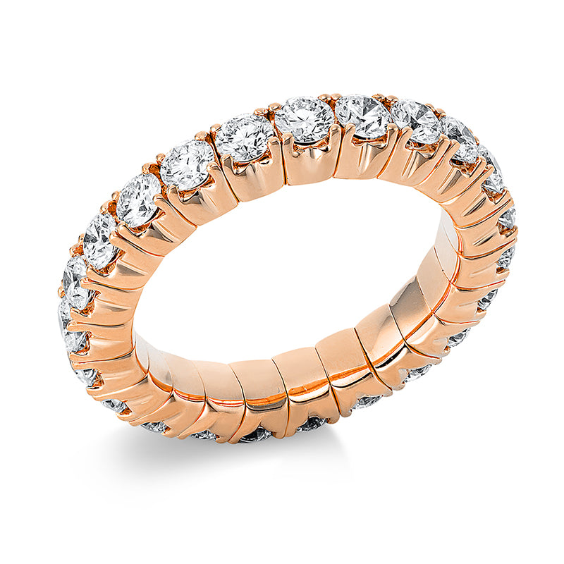 Ring    aus 750/-18 Karat Rotgold mit 23 Diamanten 2
