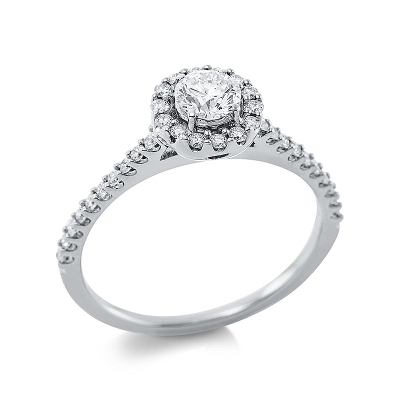 Ring    aus 750/-18 Karat Weißgold mit 35 Diamanten 0