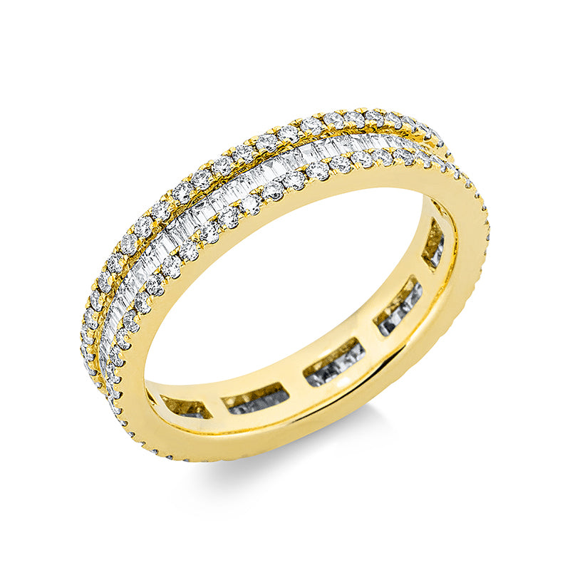 Ring - Memoire voll aus Gold mit Diamanten - 1CG74