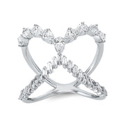 Ring aus Gold mit Diamanten - 1CI21