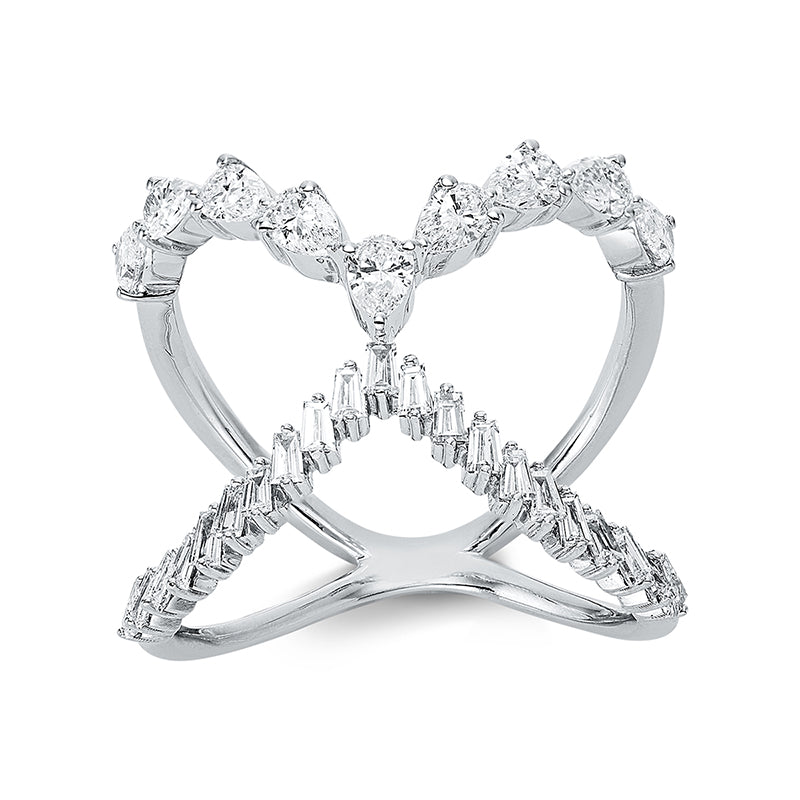 Ring aus Gold mit Diamanten - 1CI21