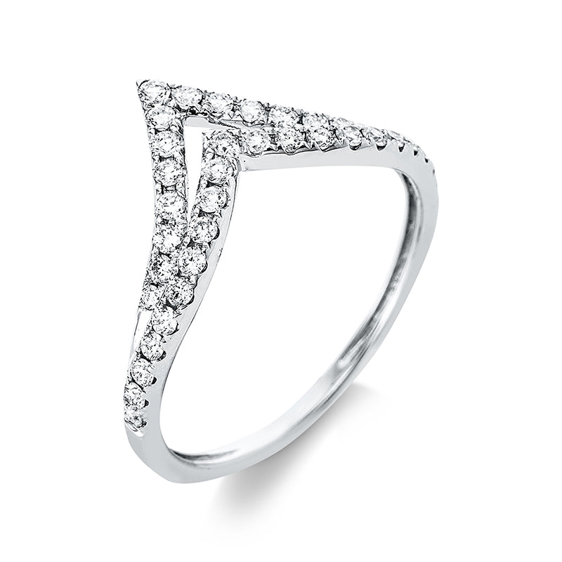 Ring    aus 750/-18 Karat Weißgold mit 36 Diamanten 0