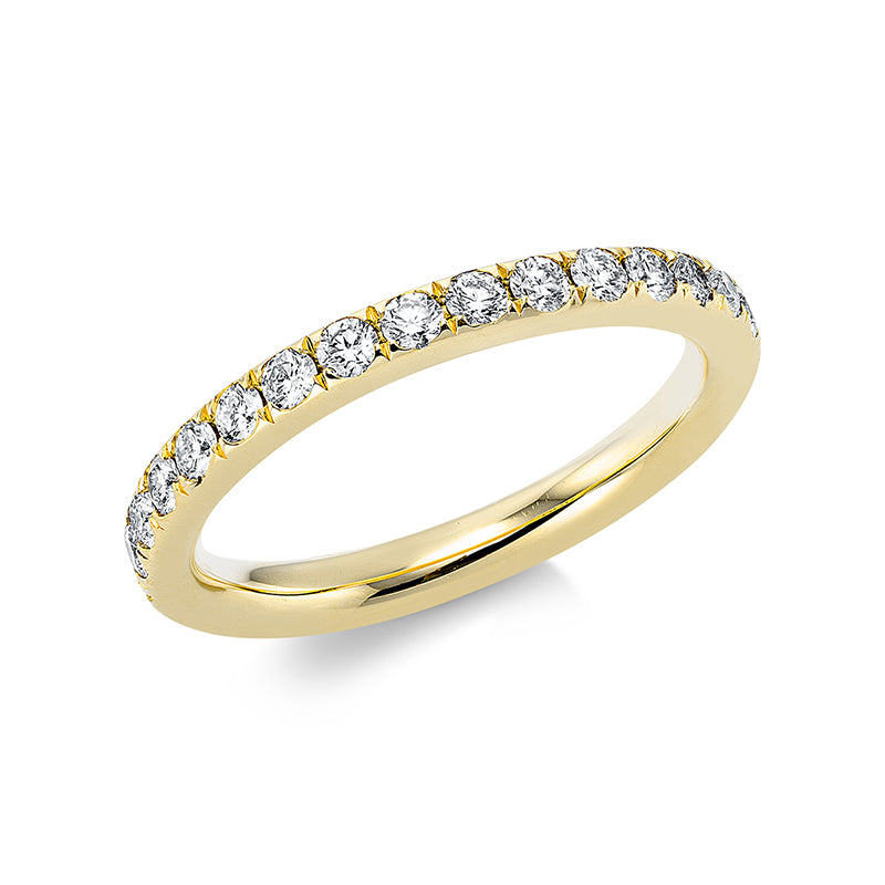 Ring    aus 750/-18 Karat Gelbgold mit 31 Diamanten 0