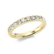 Ring - Memoire halb aus Gold mit Diamanten - 1CM26