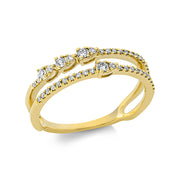 Ring - Moderner Schmuck aus Gold mit Diamanten - 1CM74