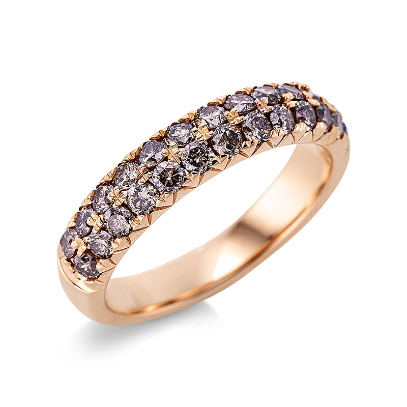 Ring    aus 750/-18 Karat Rotgold mit 26 Diamanten 1 ct