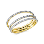 Ring - Moderner Schmuck aus Gold mit Diamanten - 1CP53