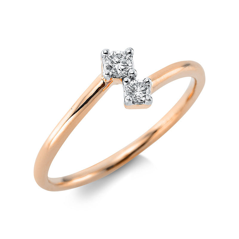 Ring - Moderner Schmuck aus Gold mit Diamanten - 1CP56