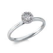 Ring - Halo Sparkle aus Gold mit Diamanten - 1CP90