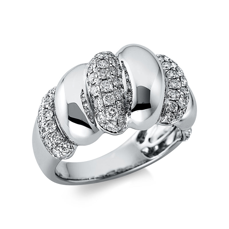 Ring - Pavé aus Gold mit Diamanten, -Symbol - 1CQ08