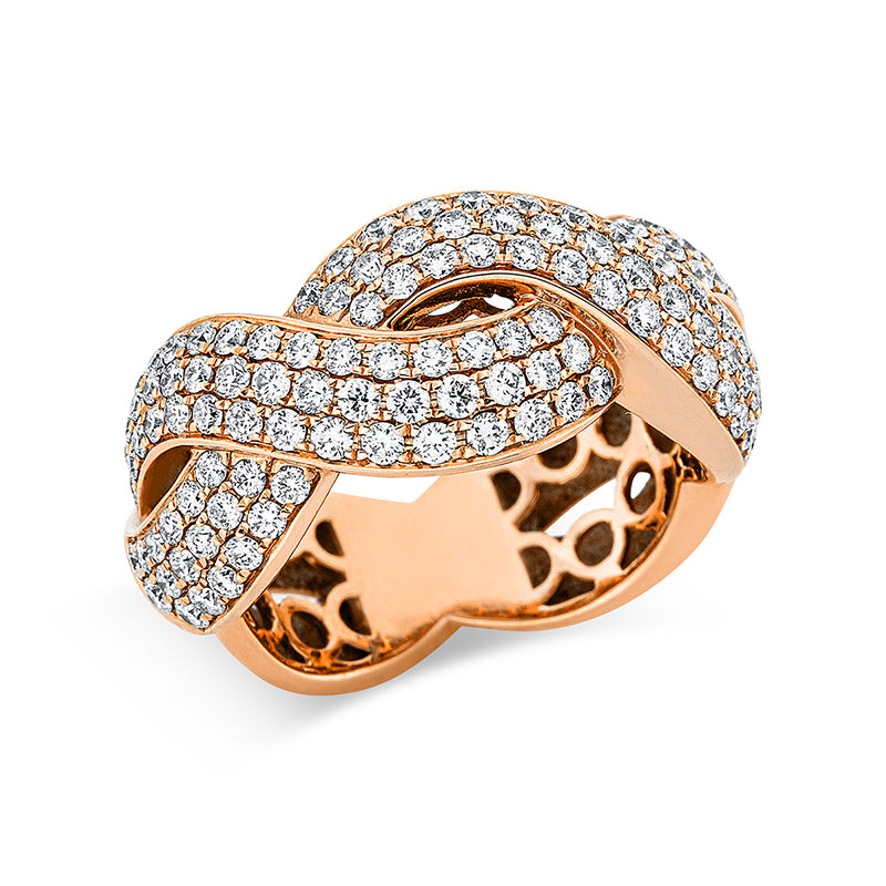 Ring - Pavé aus Gold mit Diamanten - 1CU70