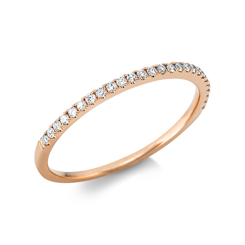 Ring    aus 750/-18 Karat Rotgold mit 26 Diamanten 0