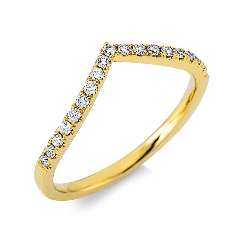 Ring - Moderner Schmuck aus Gold mit Diamanten, -Symbol - 1CV50