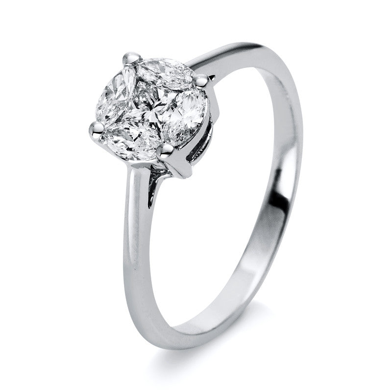 Ring aus Gold mit Diamanten - 1D666