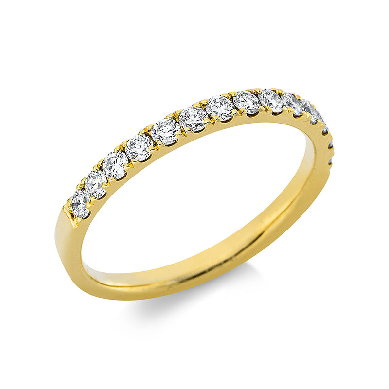 Ring    aus 750/-18 Karat Gelbgold mit 14 Diamanten 0