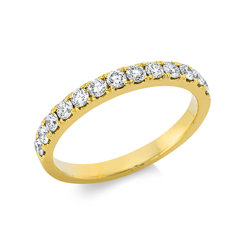 Ring    aus 750/-18 Karat Gelbgold mit 13 Diamanten 0