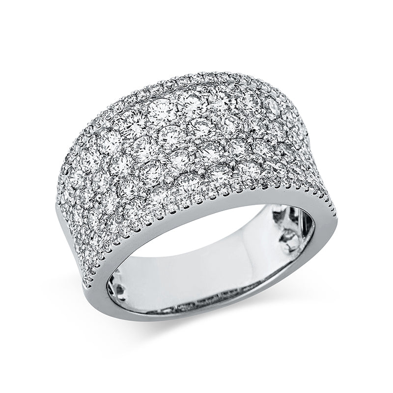 Ring    aus 750/-18 Karat Weißgold mit 167 Diamanten 2