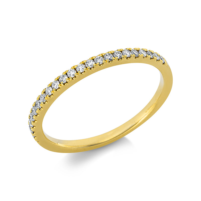 Ring    aus 750/-18 Karat Gelbgold mit 23 Diamanten 0