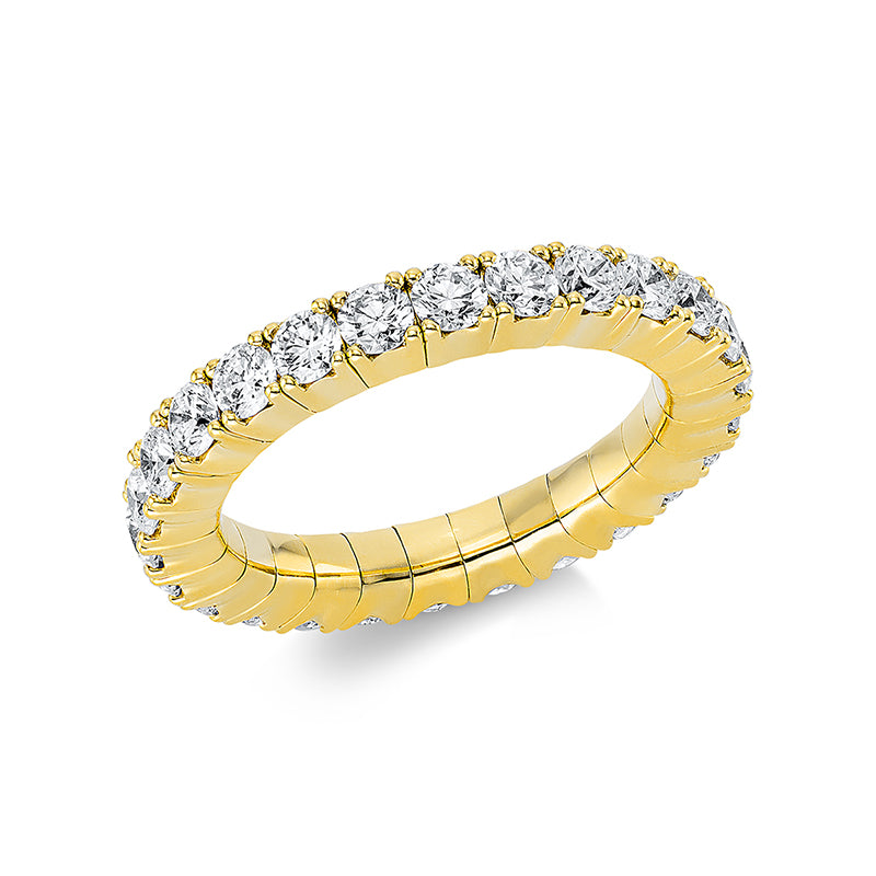 Ring    aus 750/-18 Karat Gelbgold mit 26 Diamanten 2