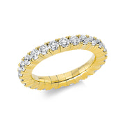 Ring    aus 750/-18 Karat Gelbgold mit 26 Diamanten 2