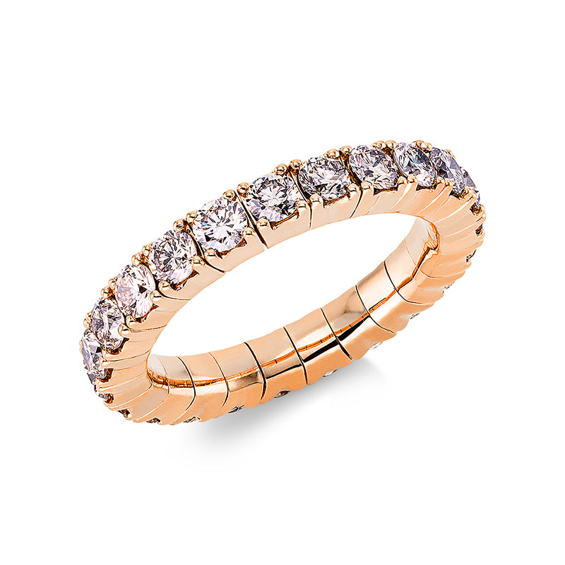Ring    aus 750/-18 Karat Rotgold mit 23 Diamanten 2
