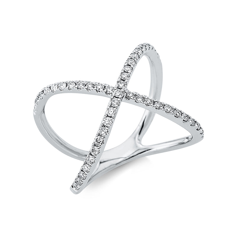 Ring - Moderner Schmuck aus Gold mit Diamanten - 1DK54