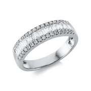 Ring    aus 750/-18 Karat Weißgold mit 57 Diamanten 0