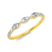 Ring - Moderner Schmuck aus Gold mit Diamanten - 1DL42