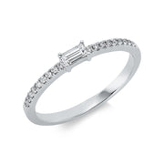 Ring aus Gold mit Diamanten - 1DL44