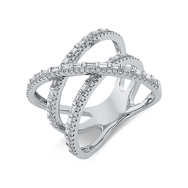 Ring aus Gold mit Diamanten - 1DL75