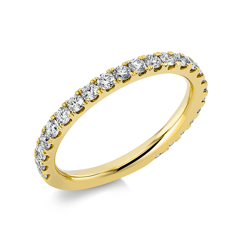 Ring    aus 750/-18 Karat Gelbgold mit 24 Diamanten 0