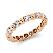 Ring    aus 750/-18 Karat Rotgold mit 11 Diamanten 0