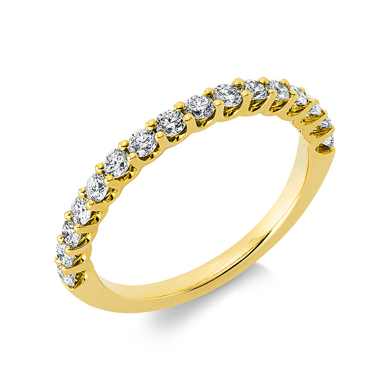 Ring    aus 750/-18 Karat Gelbgold mit 16 Diamanten 0