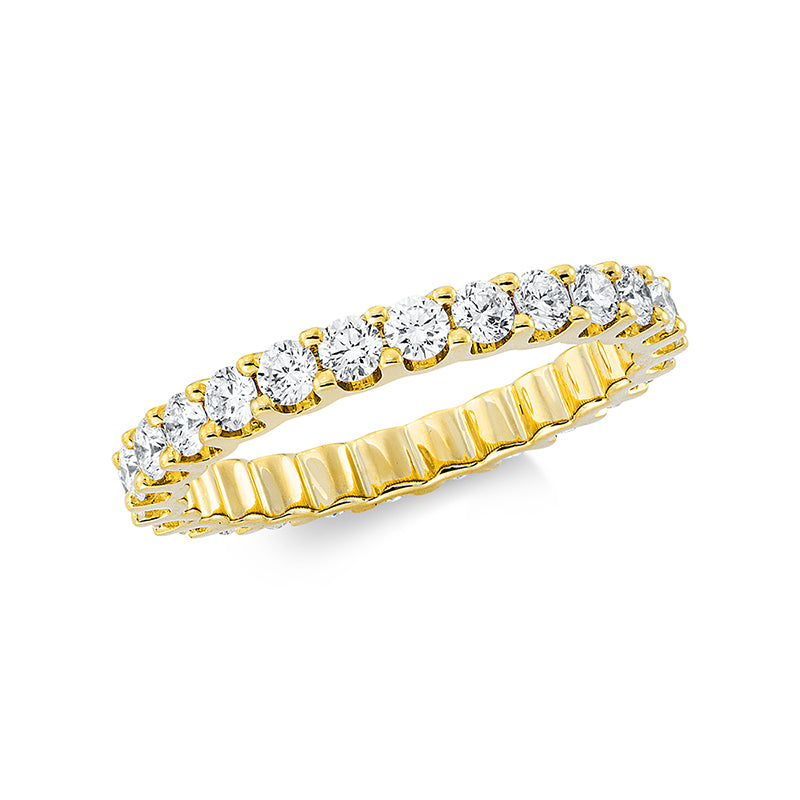 Ring    aus 750/-18 Karat Gelbgold mit 26 Diamanten 1