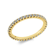 Ring    aus 750/-18 Karat Gelbgold mit 40 Diamanten 0