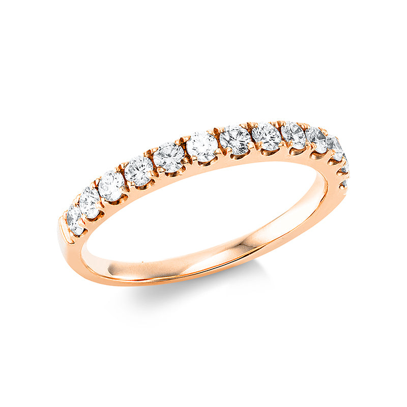 Ring    aus 750/-18 Karat Rotgold mit 13 Diamanten 0