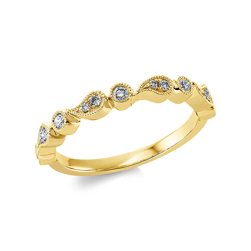 Ring - Moderner Schmuck aus Gold mit Diamanten - 1DX05