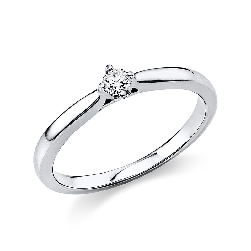 Ring    aus 950/-Platin Platin mit 1 Diamant 0