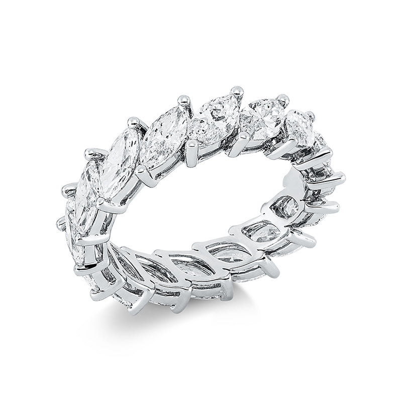 Ring    aus 750/-18 Karat Weißgold mit 16 Diamanten 3