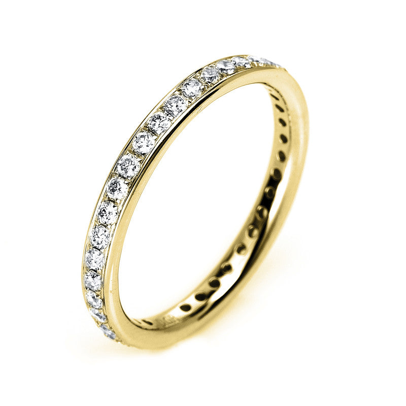 Ring    aus 750/-18 Karat Gelbgold mit 38 Diamanten 0