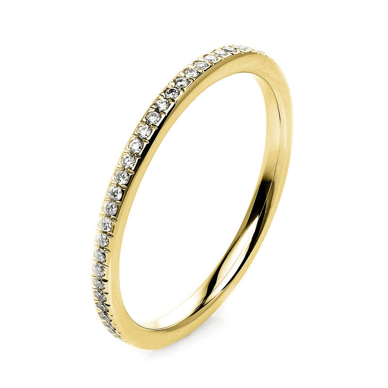 Ring - Memoire voll aus Gold mit Diamanten - 1G724