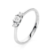 Ring aus Gold mit Diamanten, -Symbol - 1K359