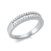 Ring aus Platin mit Diamanten, -Symbol - 1K770