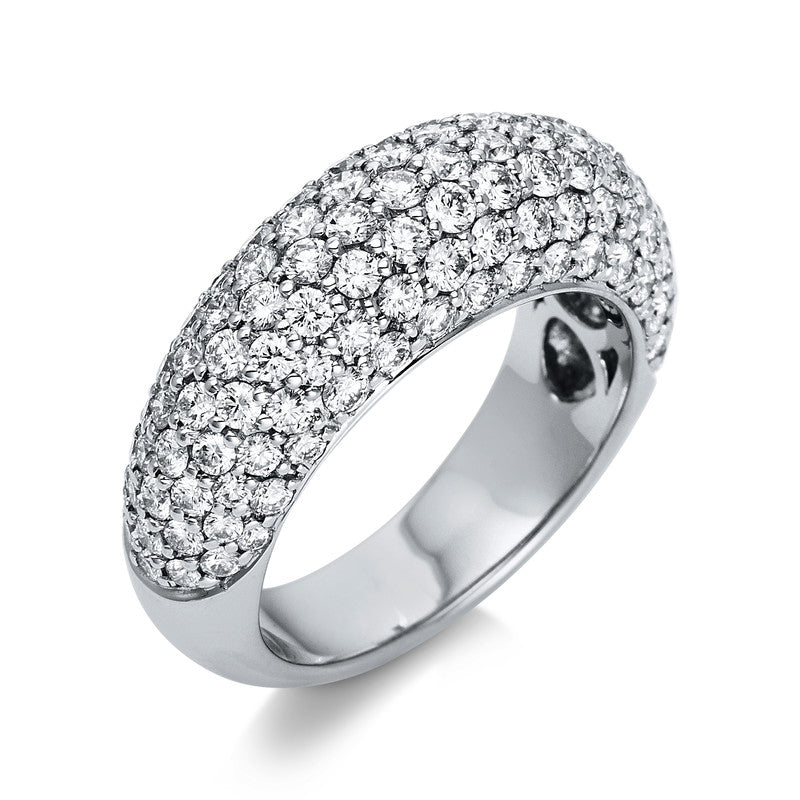 Ring    aus 750/-18 Karat Weißgold mit 127 Diamanten 2