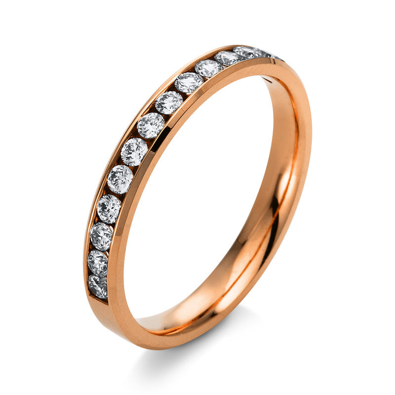 Ring    aus 585/-14 Karat Rotgold mit 14 Diamanten 0